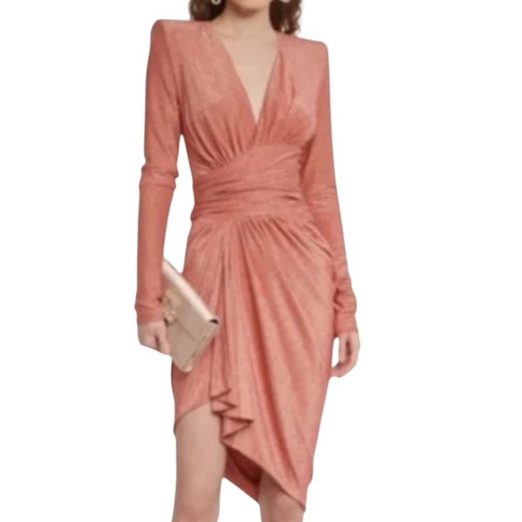 Alexandre Vauthier Elegant Long Sleeve Dress - Picture 1 of 8
